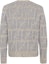 Lookbook FENDI Grey Monogram Print Crewneck Long Sleeve Sweater. FZX091ATMKF0GQK