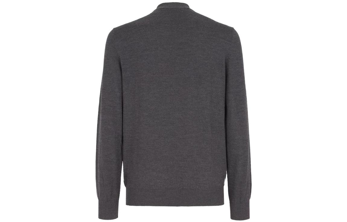 Lookbook FENDI 灰色羊毛字母印花圓領毛衣 FZX091APJKF1ML0