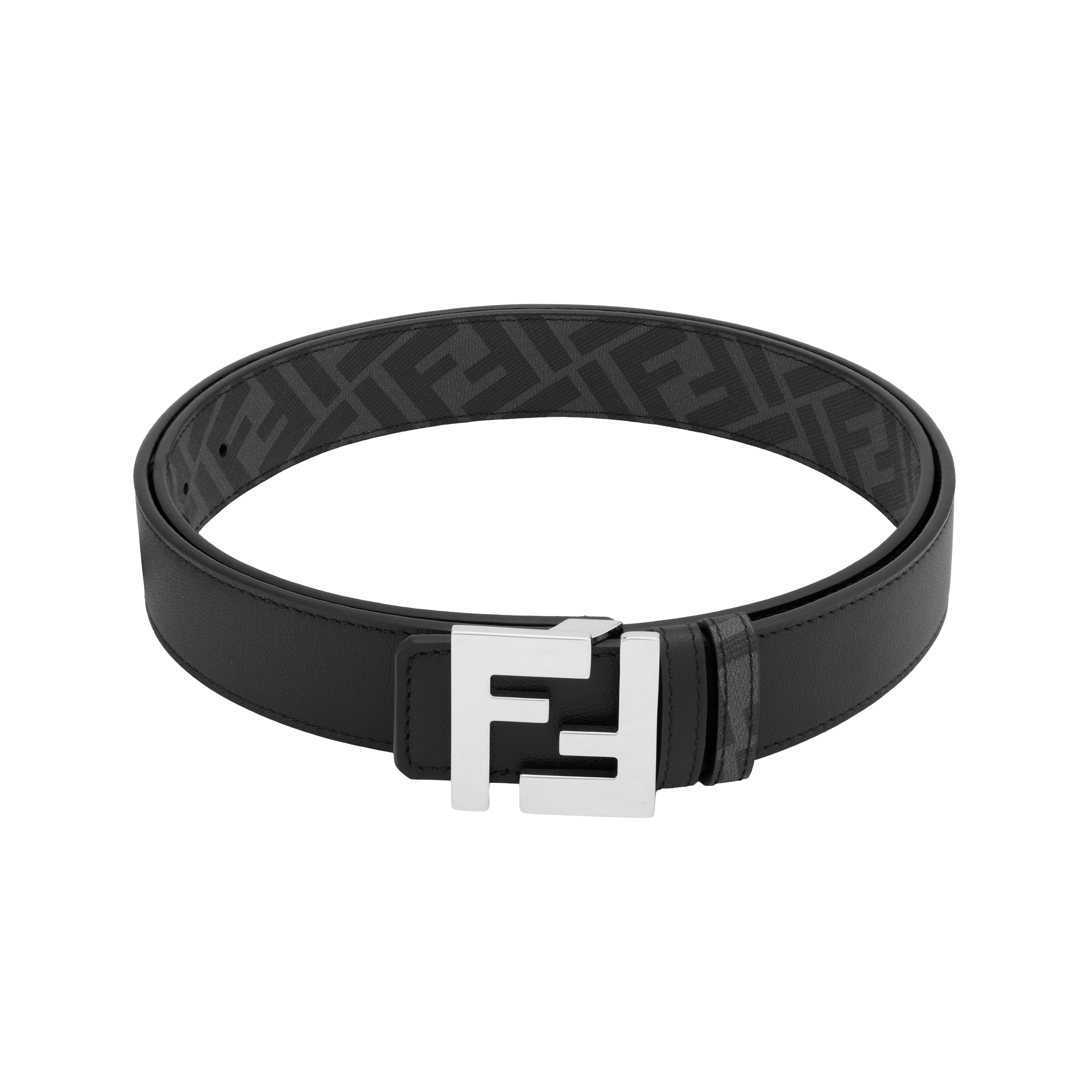 Order フェンディ レザーベルト スムースバックル 幅3.5cm. 7C0424-AGR9-F0GXN