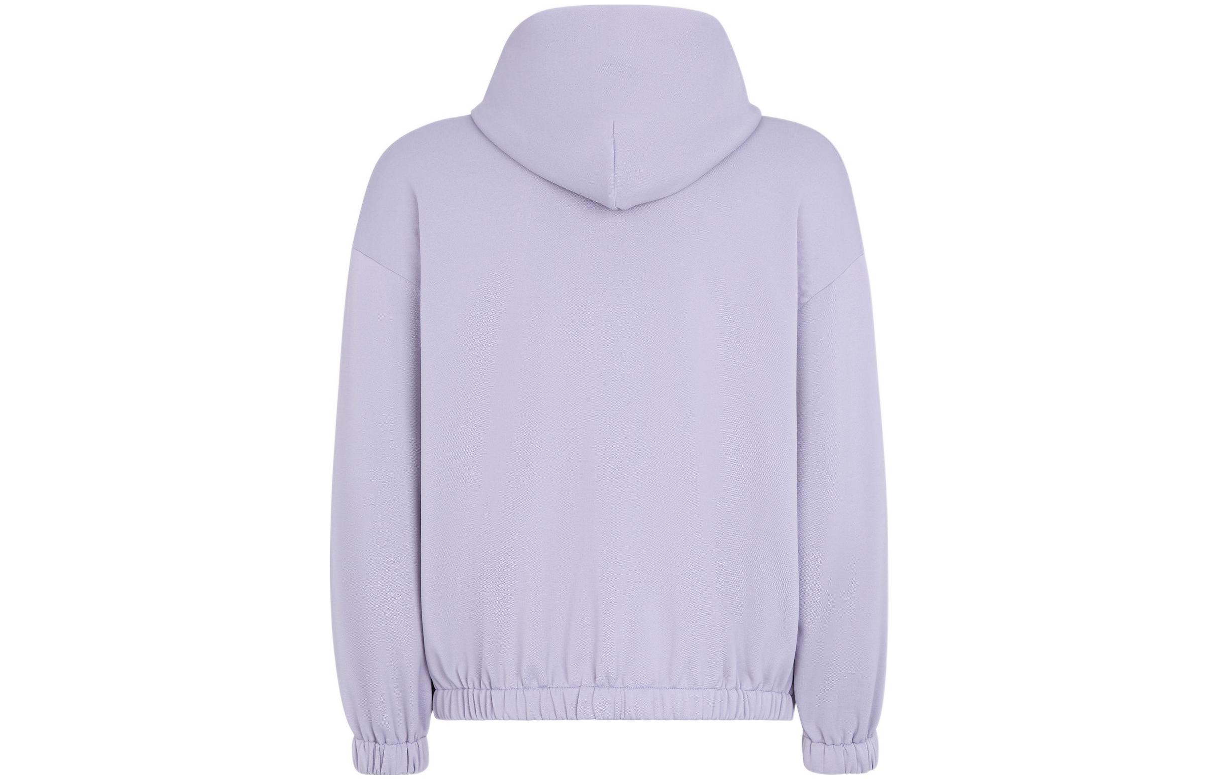 Lookbook 芬迪 淡紫色纯色印花连帽衫. FY1126AIFPF1GOS