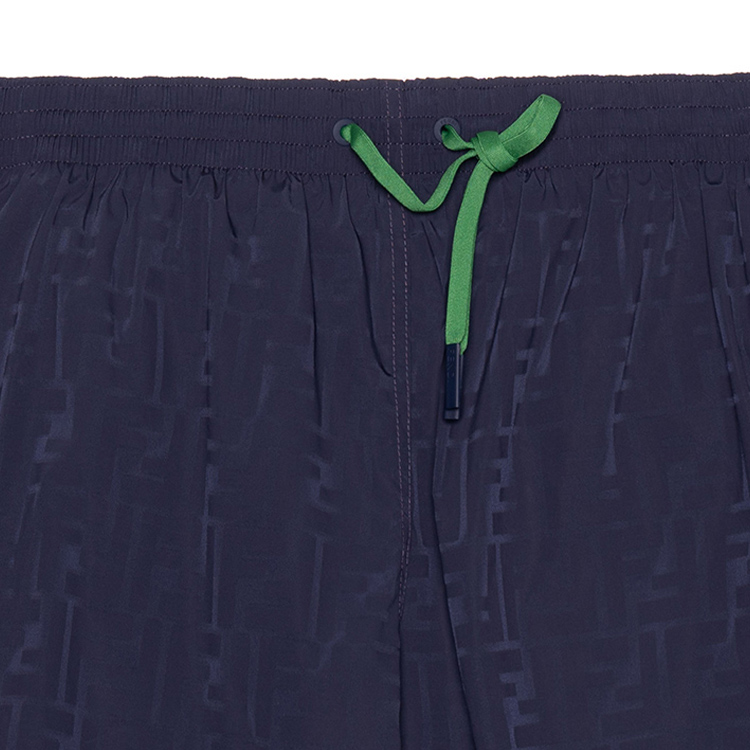 Sizing 펜디 네이비 블루 레터 프린트 피트 수영복. FXB077AGBRF1KQT