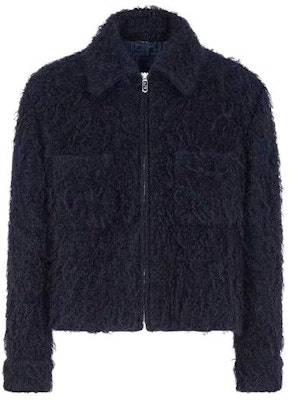 FENDI 深藍色SS23流蘇拉鍊外套 夾克 FW1186AM7RF1J79 Order FENDI 深藍色SS23流蘇拉鍊外套 夾克 FW1186AM7RF1J79