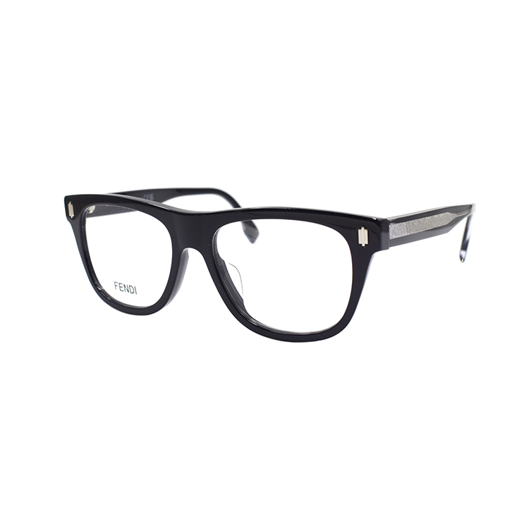 FENDI  Oval Optical Glasses Vitality Series Trendy Acetate Frame. FE50070F-001