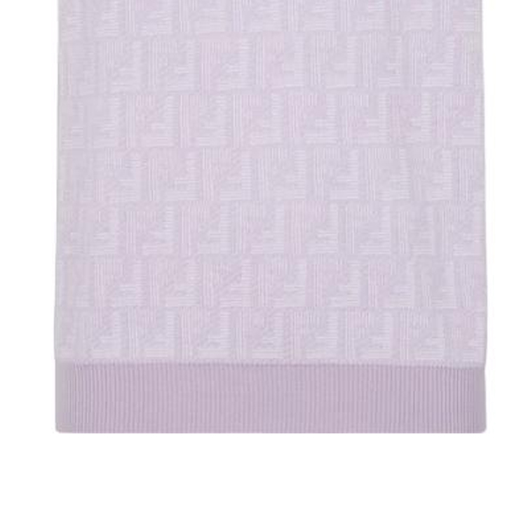 Details for FENDI 紫色LOGO印花短袖圓領毛衣. FZY443APJHF0F5U