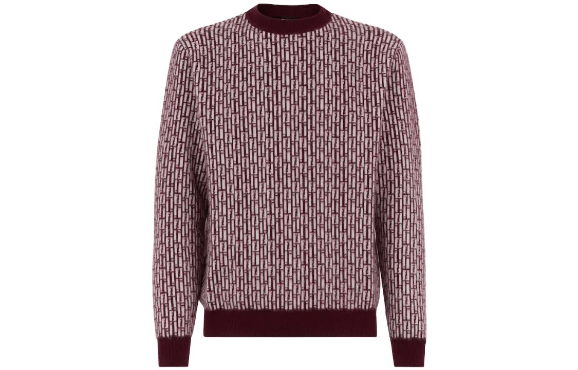 FENDI  Red Cashmere Pullover Sweater Long Sleeve. FZX091AQL0F0QH0