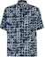 Order FENDI Short Sleeve Button-Up Shirt Blue with Graphic Print Design FS0795AR6EF0UV2