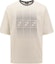 Buy 펜디 슬림핏 크루넥 티셔츠 레터 패턴 오프 화이트. FAF715AR5BF0-RQ0