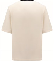 FENDI Slim Fit T-Shirt Leher Bulat Corak Huruf dalam Warna Putih Pudar. FAF715AR5BF0-RQ0 Lookbook FENDI Slim Fit T-Shirt Leher Bulat Corak Huruf dalam Warna Putih Pudar. FAF715AR5BF0-RQ0