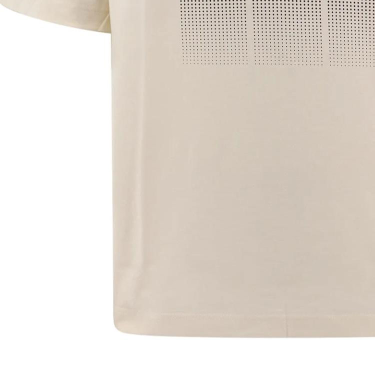 Sizing 펜디 슬림핏 크루넥 티셔츠 레터 패턴 오프 화이트. FAF715AR5BF0-RQ0