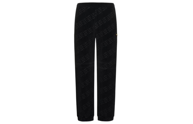 FENDI  Slim Fit Solid Color Track Pants Black SS22 FB0496A9RKF0QA1 圖 2