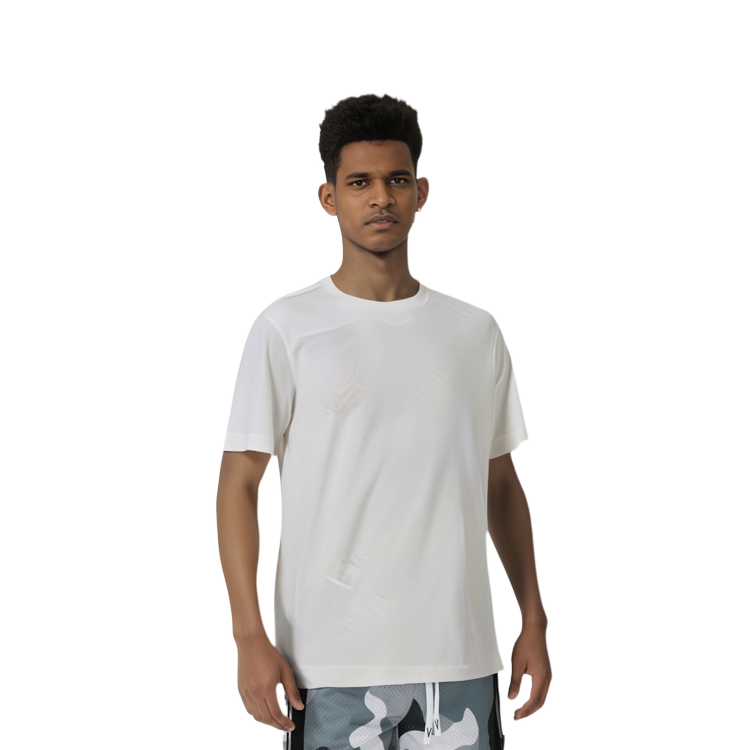 FENDI  Solid Color Crewneck Logo T-Shirt. FY0936AHCAF0QA0 圖 6