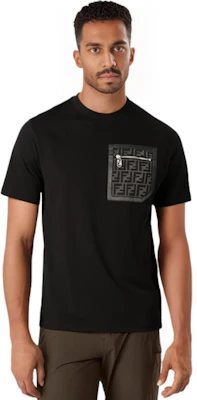 FENDI 素色黑色圓領短袖T恤 FY1257APM4F0QA1 Sizing FENDI 素色黑色圓領短袖T恤 FY1257APM4F0QA1