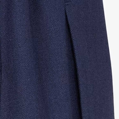 FENDI Solid Color Mid-Rise Pleated Straight Casual Pants Blue FB0979AR8SF04V6 Details for FENDI Solid Color Mid-Rise Pleated Straight Casual Pants Blue FB0979AR8SF04V6
