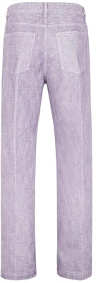 FENDI Solid Purple Mid-Waist Straight-Leg Denim Jeans. FLP302APSWF0F5U Lookbook FENDI Solid Purple Mid-Waist Straight-Leg Denim Jeans. FLP302APSWF0F5U