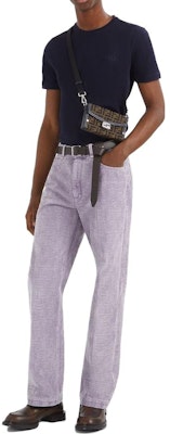 FENDI Solid Purple Mid-Waist Straight-Leg Denim Jeans. FLP302APSWF0F5U Shop FENDI Solid Purple Mid-Waist Straight-Leg Denim Jeans. FLP302APSWF0F5U