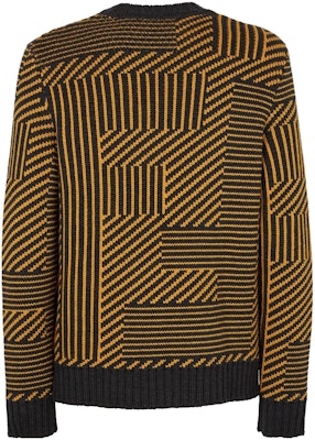 FENDI Striped Jacquard Knit Long Sleeve Sweater Multicolor. FAE549APPDF1Z87 Lookbook FENDI Striped Jacquard Knit Long Sleeve Sweater Multicolor. FAE549APPDF1Z87