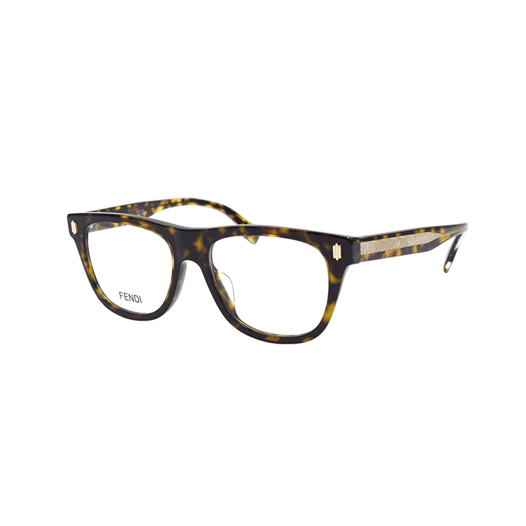 FENDI  Vitality Square Optical Glasses Trendy Acetate Frame. FE50070F-052