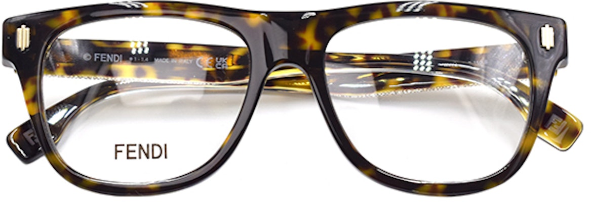 FENDI Vitality Square Optical Glasses Trendy Acetate Frame. FE50070F-052 Shop FENDI Vitality Square Optical Glasses Trendy Acetate Frame. FE50070F-052