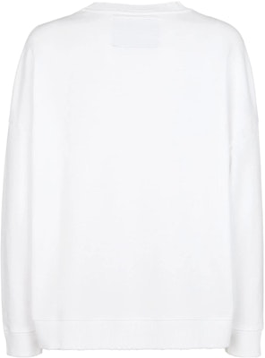 FENDI White Crewneck Sweatshirt with Solid Color Logo Embroidery. FY1227AOFDF0QA0 Lookbook FENDI White Crewneck Sweatshirt with Solid Color Logo Embroidery. FY1227AOFDF0QA0