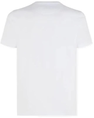 FENDI 白色純色標誌短袖T恤 FY0894AL38F068N Lookbook FENDI 白色純色標誌短袖T恤 FY0894AL38F068N