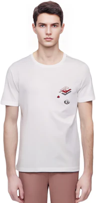 FENDI 白色純色標誌短袖T恤 FY0894AL38F068N Cheap FENDI 白色純色標誌短袖T恤 FY0894AL38F068N