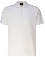 FENDI White Solid Color Short Sleeve Polo Shirt Pullover. FAF717AR5GF0-RQ0 FENDI White Solid Color Short Sleeve Polo Shirt Pullover. FAF717AR5GF0-RQ0