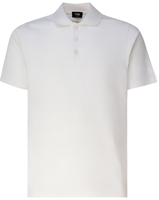 FENDI White Solid Color Short Sleeve Polo Shirt Pullover. FAF717AR5GF0-RQ0 Buy FENDI White Solid Color Short Sleeve Polo Shirt Pullover. FAF717AR5GF0-RQ0
