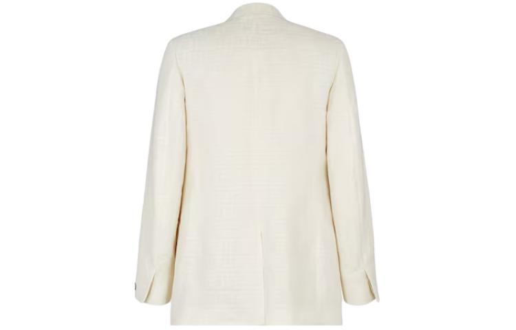 Lookbook 芬迪 白色单排扣长袖西装外套 FJ0768AR94F1MTI