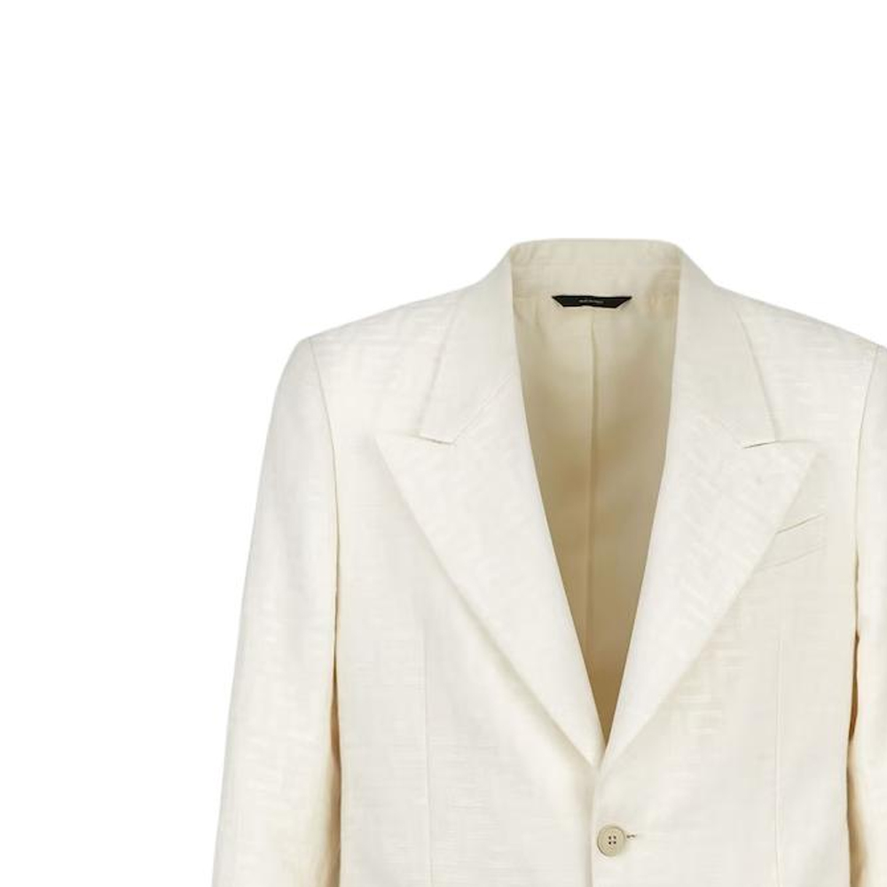 Details for 芬迪 白色单排扣长袖西装外套 FJ0768AR94F1MTI