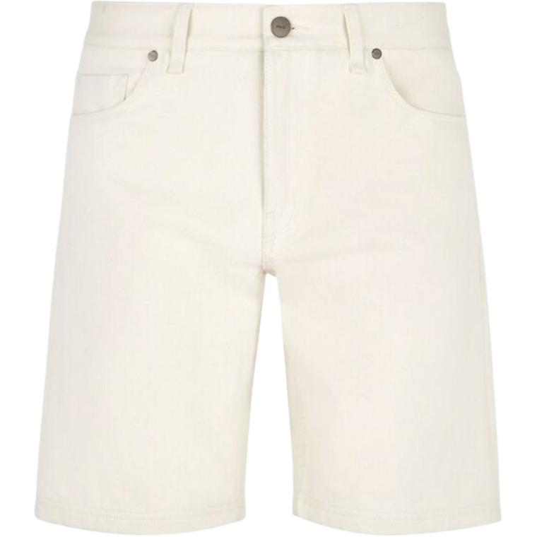 FENDI  White Straight-Cut Logo Patch Casual Shorts. FLP294-AKCVF-0QA0