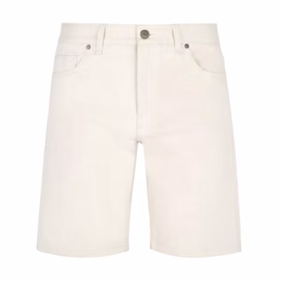 FENDI White Straight-Cut Logo Patch Casual Shorts. FLP294-AKCVF-0QA0