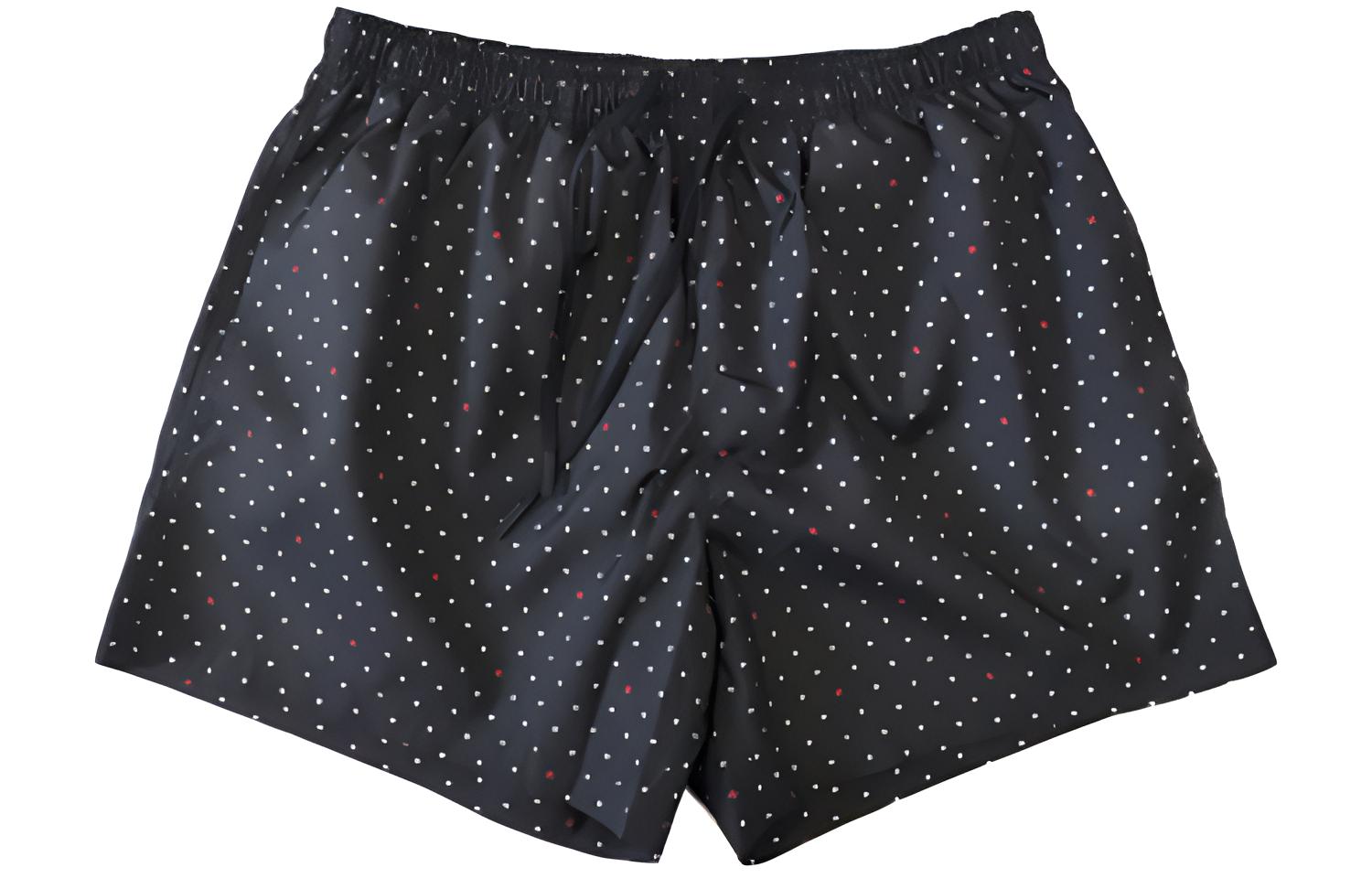 FENDI All-Over Heart Print Drawstring Shorts Black . FXB077AHVFF1BR8