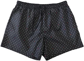 FENDI All-Over Heart Print Drawstring Shorts Black . FXB077AHVFF1BR8 FENDI All-Over Heart Print Drawstring Shorts Black . FXB077AHVFF1BR8