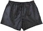 Buy FENDI Pantalones Cortos Negros con Estampado de Corazones y Cordon Ajustable. FXB077AHVFF1BR8