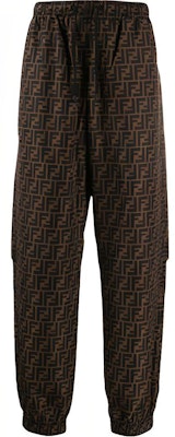 FENDI All-Over Logo Brown Casual Pants for Men FAB527A797F13IZ Buy FENDI All-Over Logo Brown Casual Pants for Men FAB527A797F13IZ