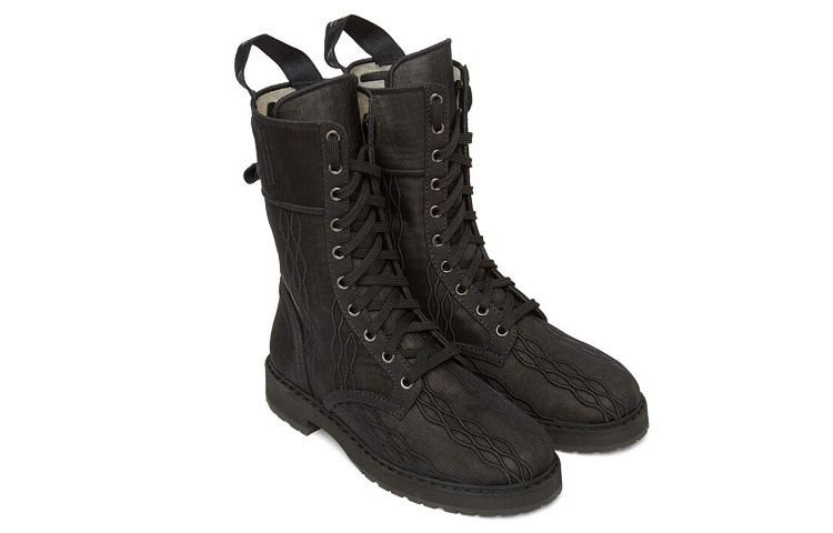 Shop Fendi Stiefelette ''Motorrad Stickerei Schwarz'' 8T8118AF61F0MQ0