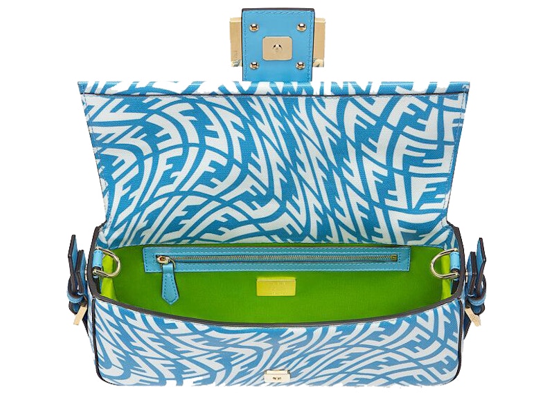 Lookbook Bolso de Hombro Fendi Baguette 1997 Mediano Azul