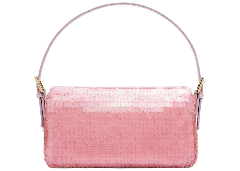 Order 芬迪 1997 粉色法棍肩包