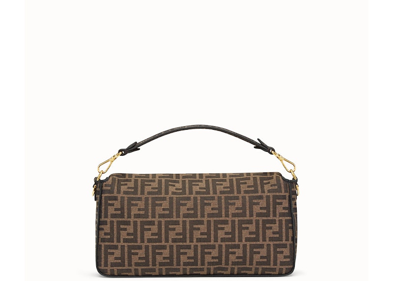 Order Fendi Baguette Jacquard FF Grande Marrón/Negro