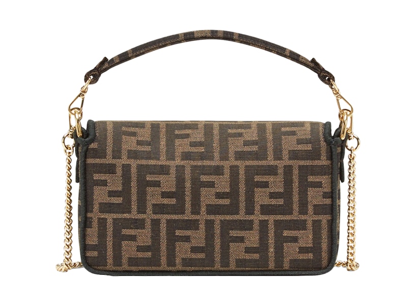 Order Bolso Mini Fendi Baguette Jacquard Tela FF Marrón