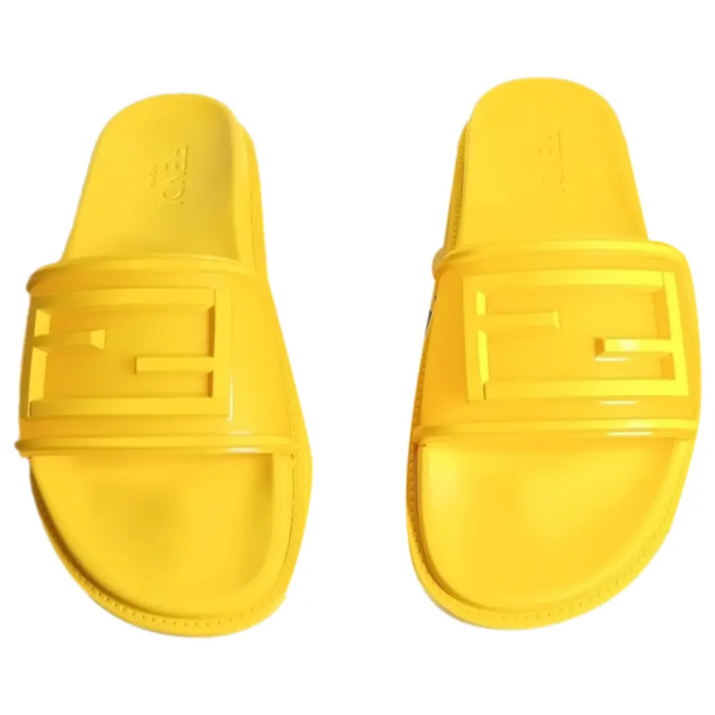 Fendi Baguette Sandals 'Yellow' 圖 5
