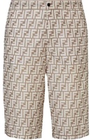 FENDI Beige Double F Logo Swim Shorts FW21. FXB079AGBQF0UBY FENDI Beige Double F Logo Swim Shorts FW21. FXB079AGBQF0UBY