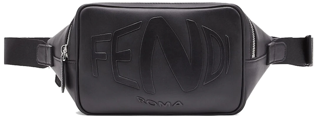 Fendi Belt Bag Roma Logo Hitam Buy Fendi Belt Bag Roma Logo Hitam