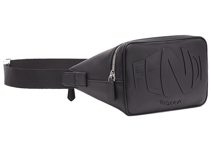 Lookbook Fendi Belt Bag Roma Logo Hitam