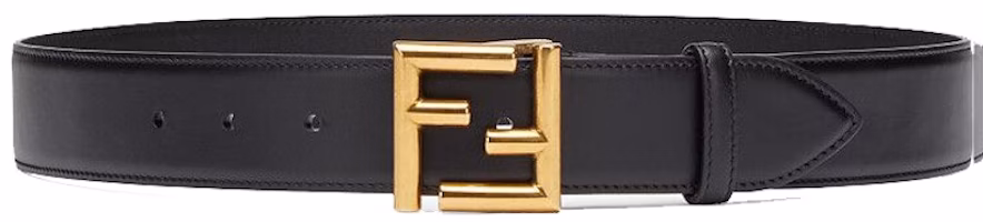 Fendi Belt FF Buckle Black Fendi Belt FF Buckle Black
