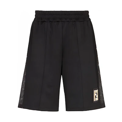 FENDI Black Bermuda Casual Shorts FAB603A528F0GME