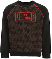 Fendi Black Crewneck Pullover Sweatshirt with Letter Logo FY0992A87EF0BVE Fendi Black Crewneck Pullover Sweatshirt with Letter Logo FY0992A87EF0BVE