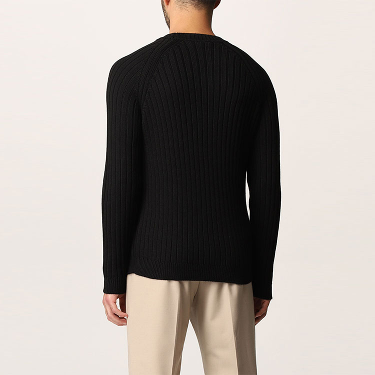 Details for FENDI 黑色刺繡字母設計圓領毛衣. FZY451AH33F13HJ