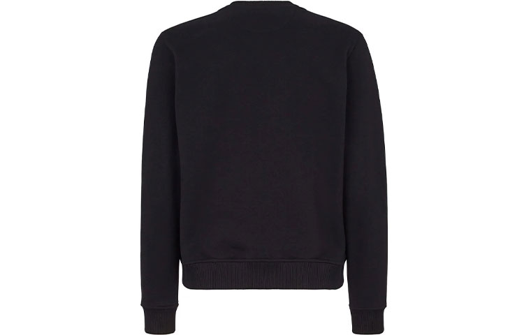 Lookbook 芬迪黑色刺绣字母圆领卫衣 FY1091AH12F0748