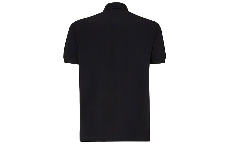 Lookbook FENDI Kemeja Polo Hitam Embossed Solid FY0985AAONF0QA1